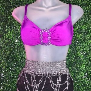 Purple Bikini Top
